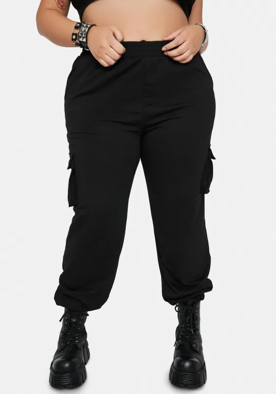 Let's Set And Go Cargo Joggers sold by Dolls Kill