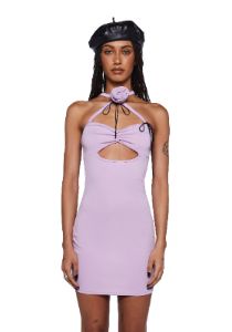 Choker Rose Mini Dress sold by Dolls Kill