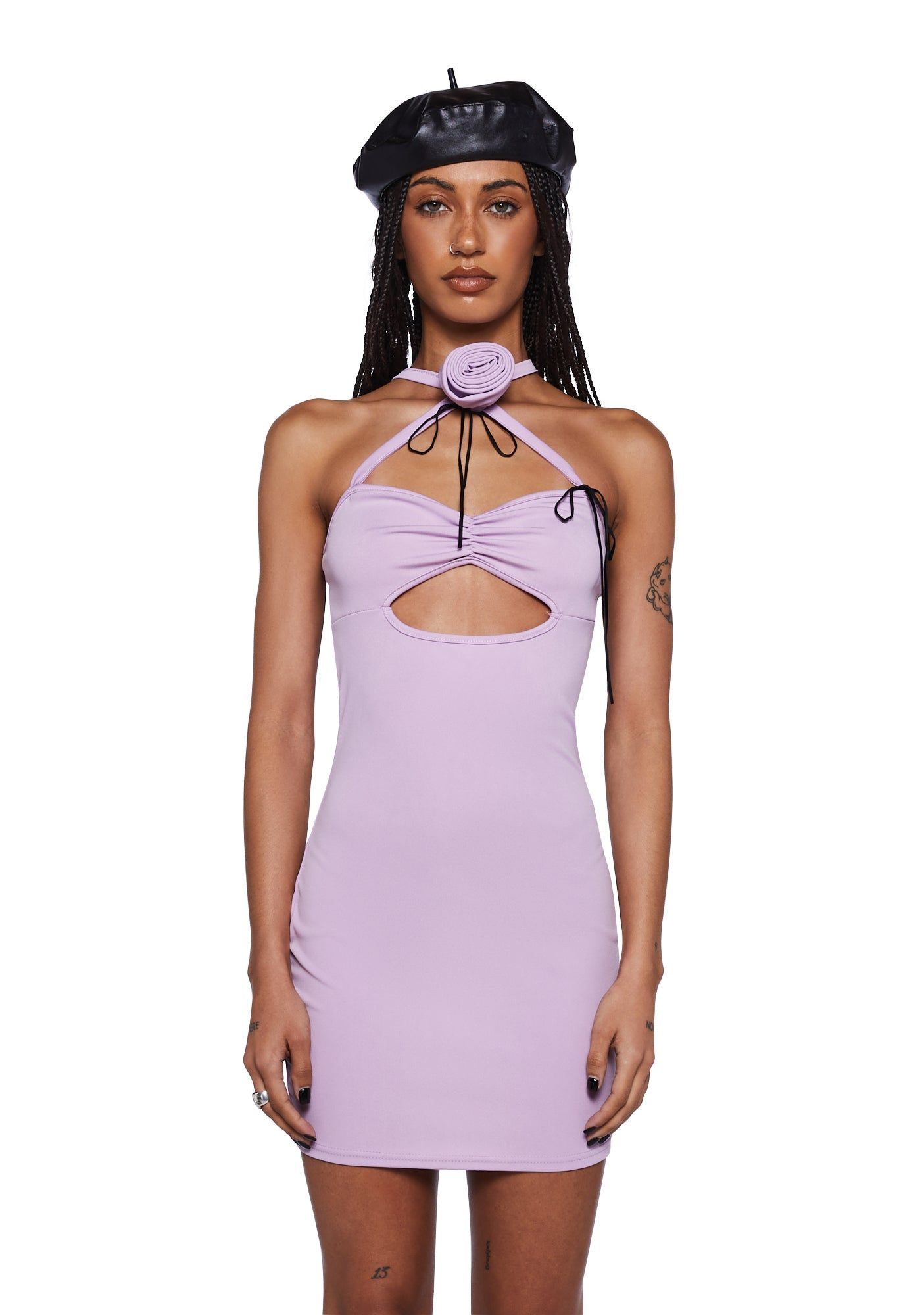 Choker Rose Mini Dress sold by Dolls Kill