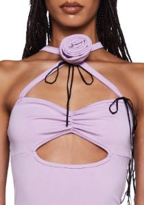 Choker Rose Mini Dress sold by Dolls Kill