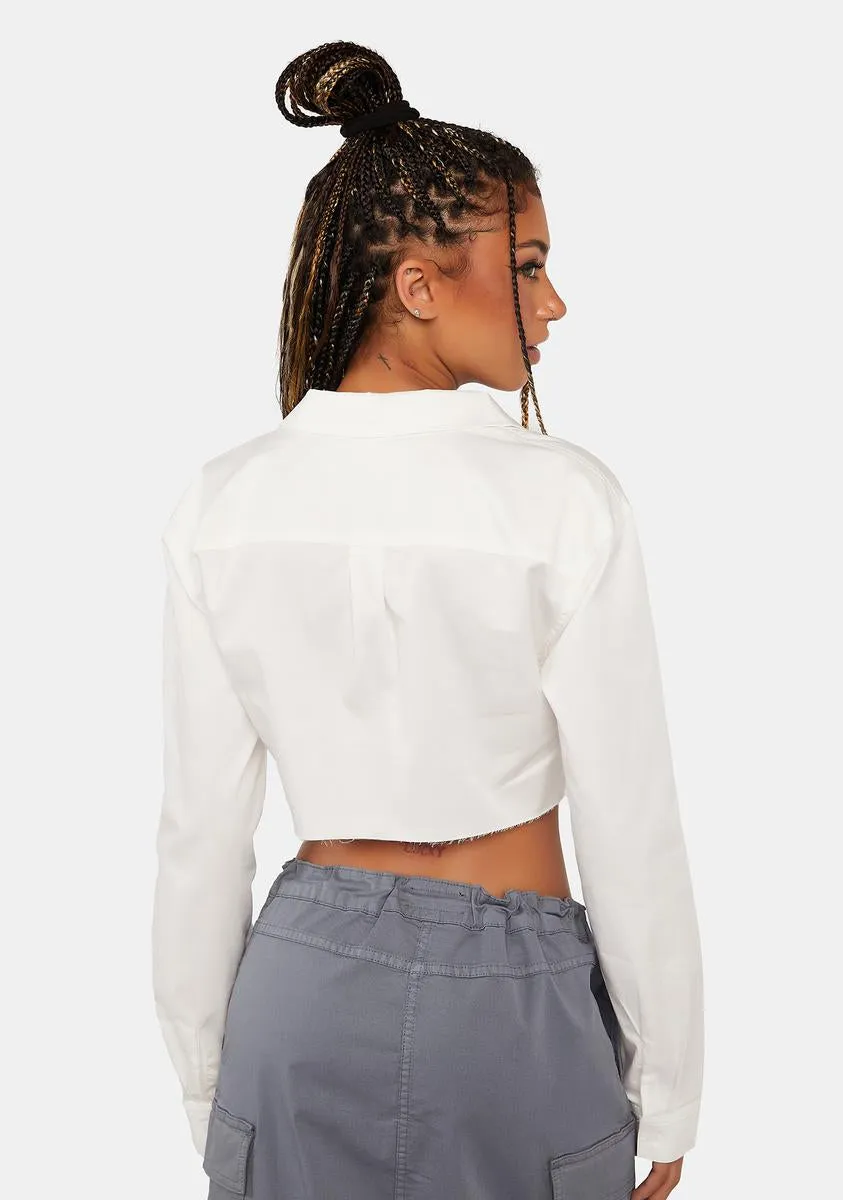 Cropped Pocket Detail Shirt sold by Dolls Kill product image thumbnail 4