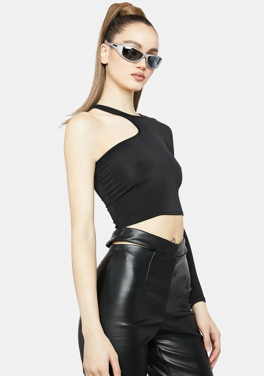 Don't Blame Me Asymmetrical Top sold by Dolls Kill product image thumbnail 2