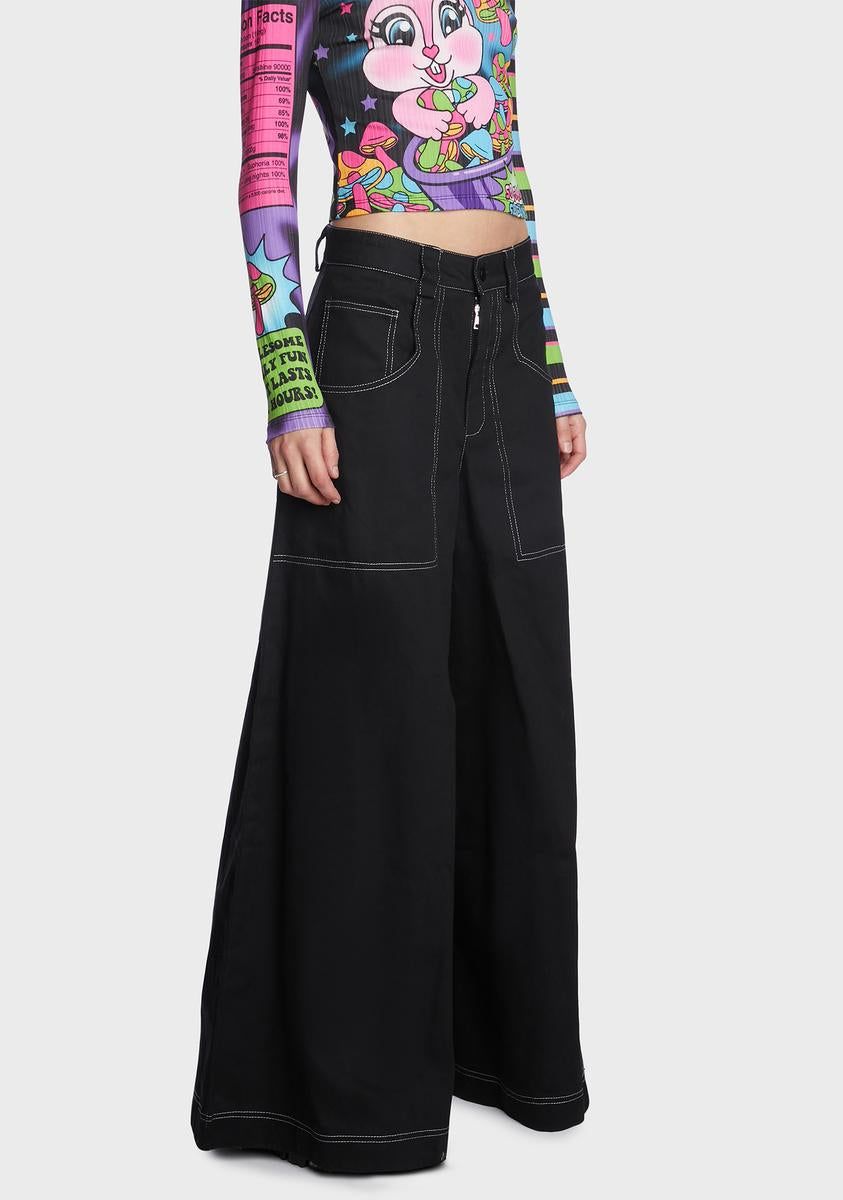 Twilight As My Guide Wide Leg Pants sold by Dolls Kill product image thumbnail 4