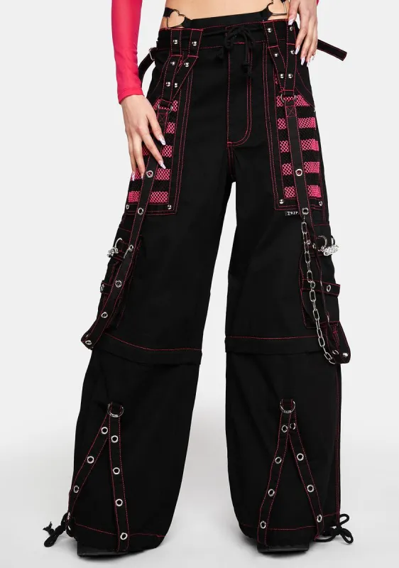 Pink Electro Darkstreet Pants sold by Dolls Kill