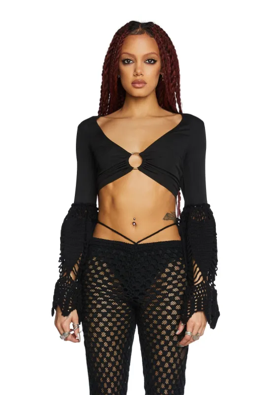 Love For The Weekend Crop Top sold by Dolls Kill