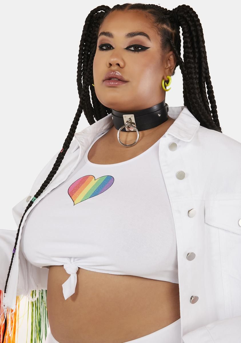 Plus Celebrate Love Tank Top sold by Dolls Kill product image thumbnail 2