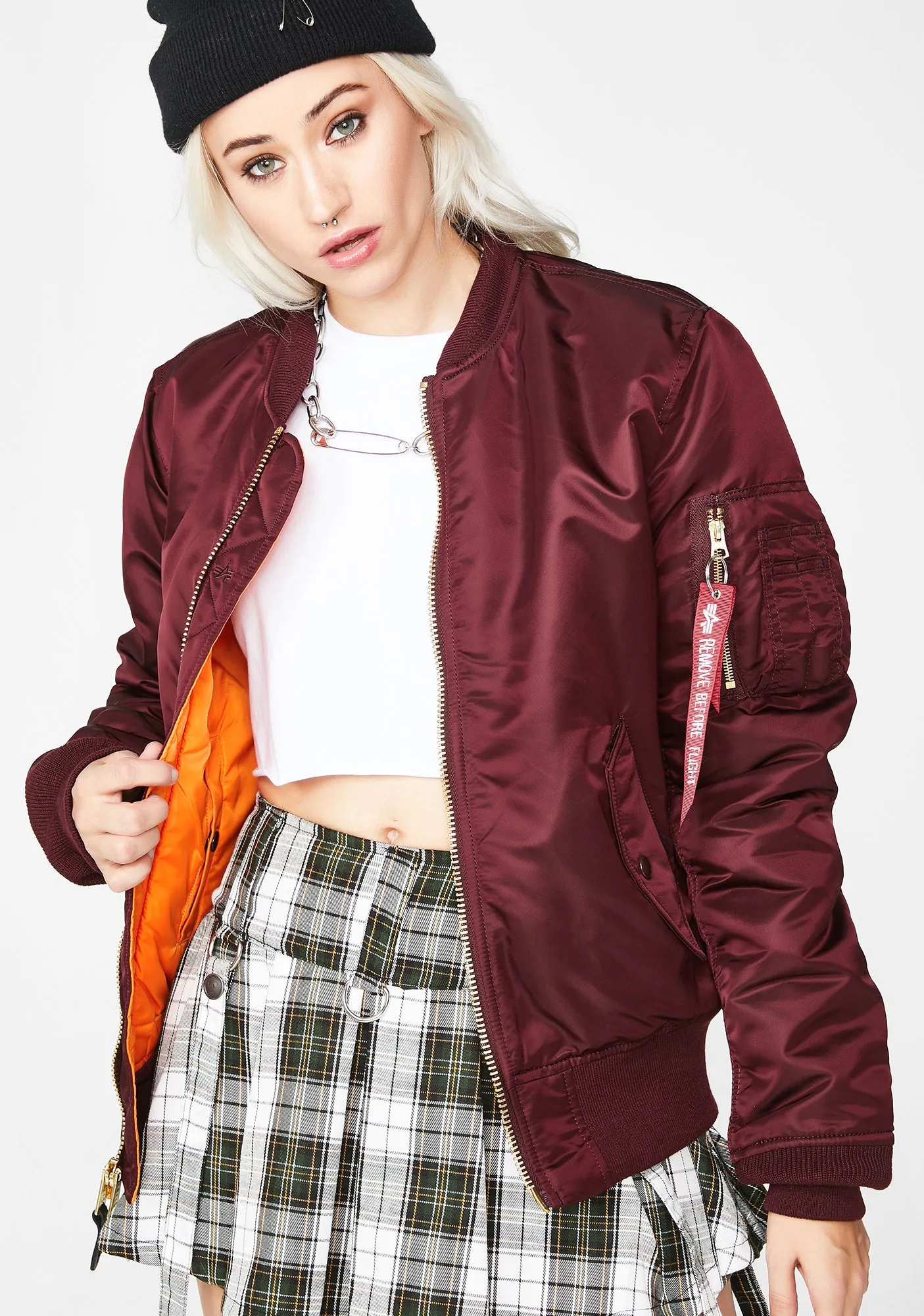 Bloody MA-1 Slim Jacket sold by Dolls Kill