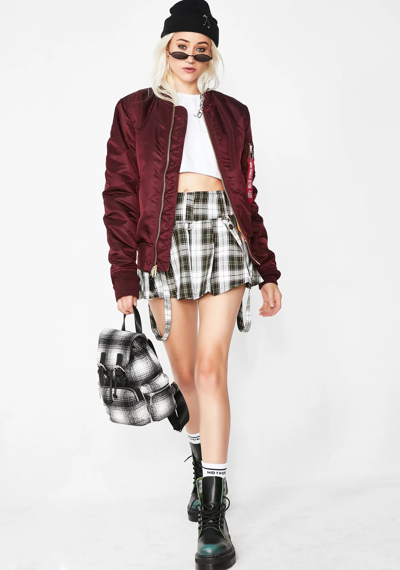 Bloody MA-1 Slim Jacket sold by Dolls Kill product image thumbnail 5