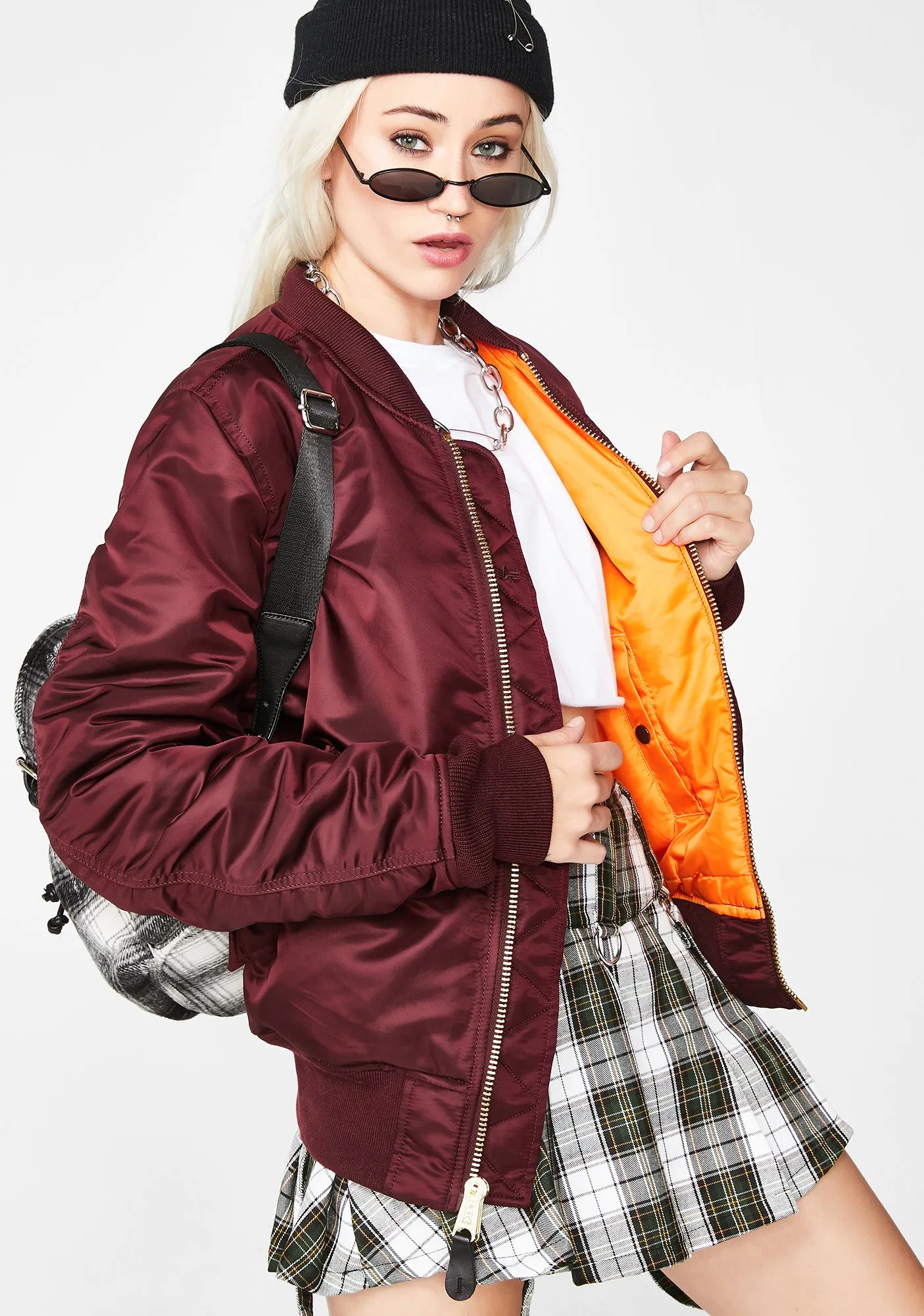 Bloody MA-1 Slim Jacket sold by Dolls Kill product image thumbnail 2