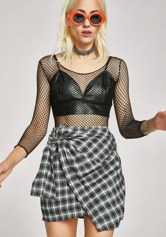 Study Buddy Plaid Skirt sold by Dolls Kill