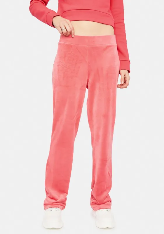 Luxe Velour Sweatpants sold by Dolls Kill