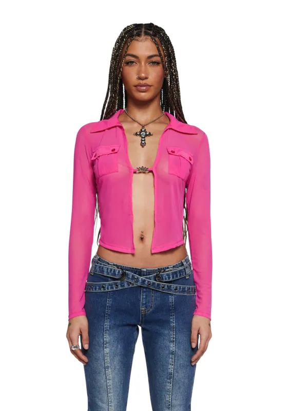 Enticing Mesh Shirt sold by Dolls Kill