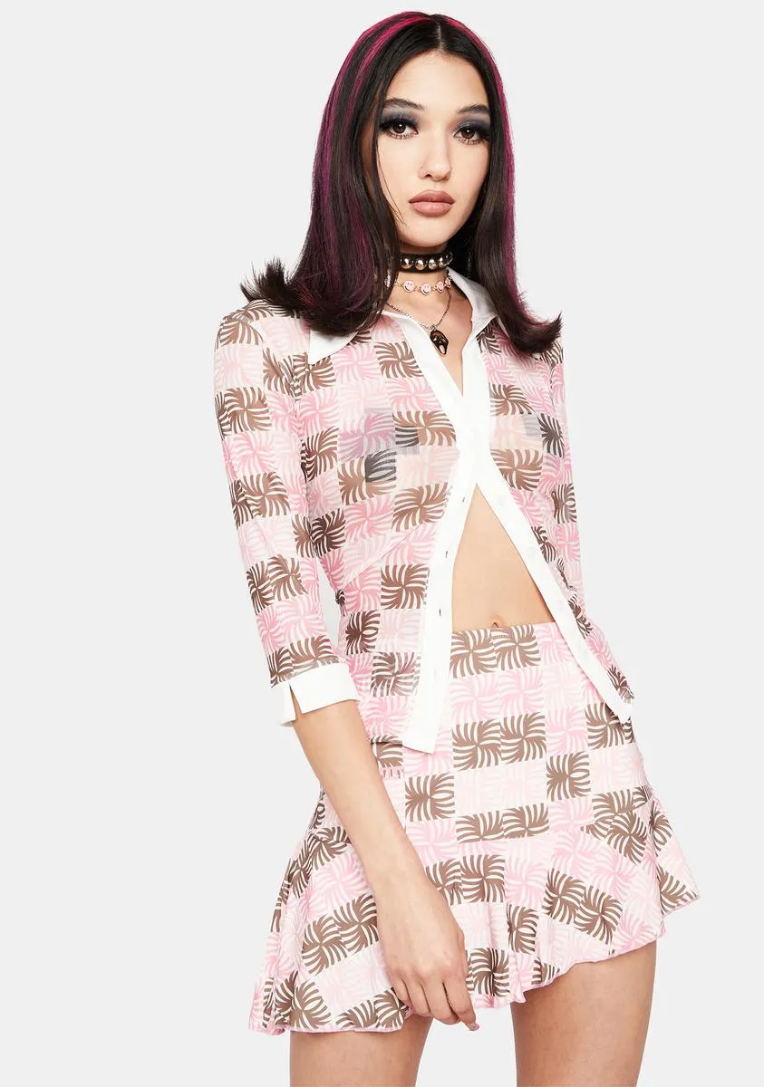 Blair Asymmetrical Mini Skirt sold by Dolls Kill product image thumbnail 2