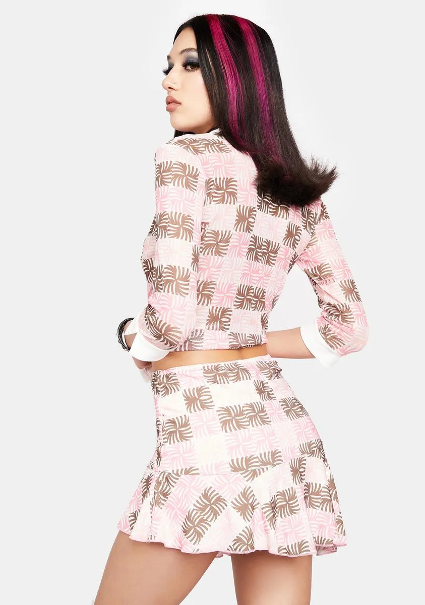 Blair Asymmetrical Mini Skirt sold by Dolls Kill product image thumbnail 4