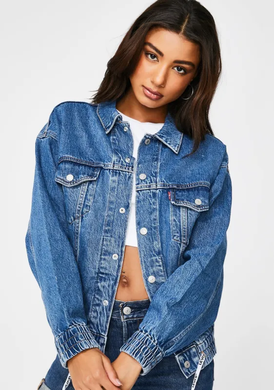 Double Cross Dad Trucker Jacket sold by Dolls Kill