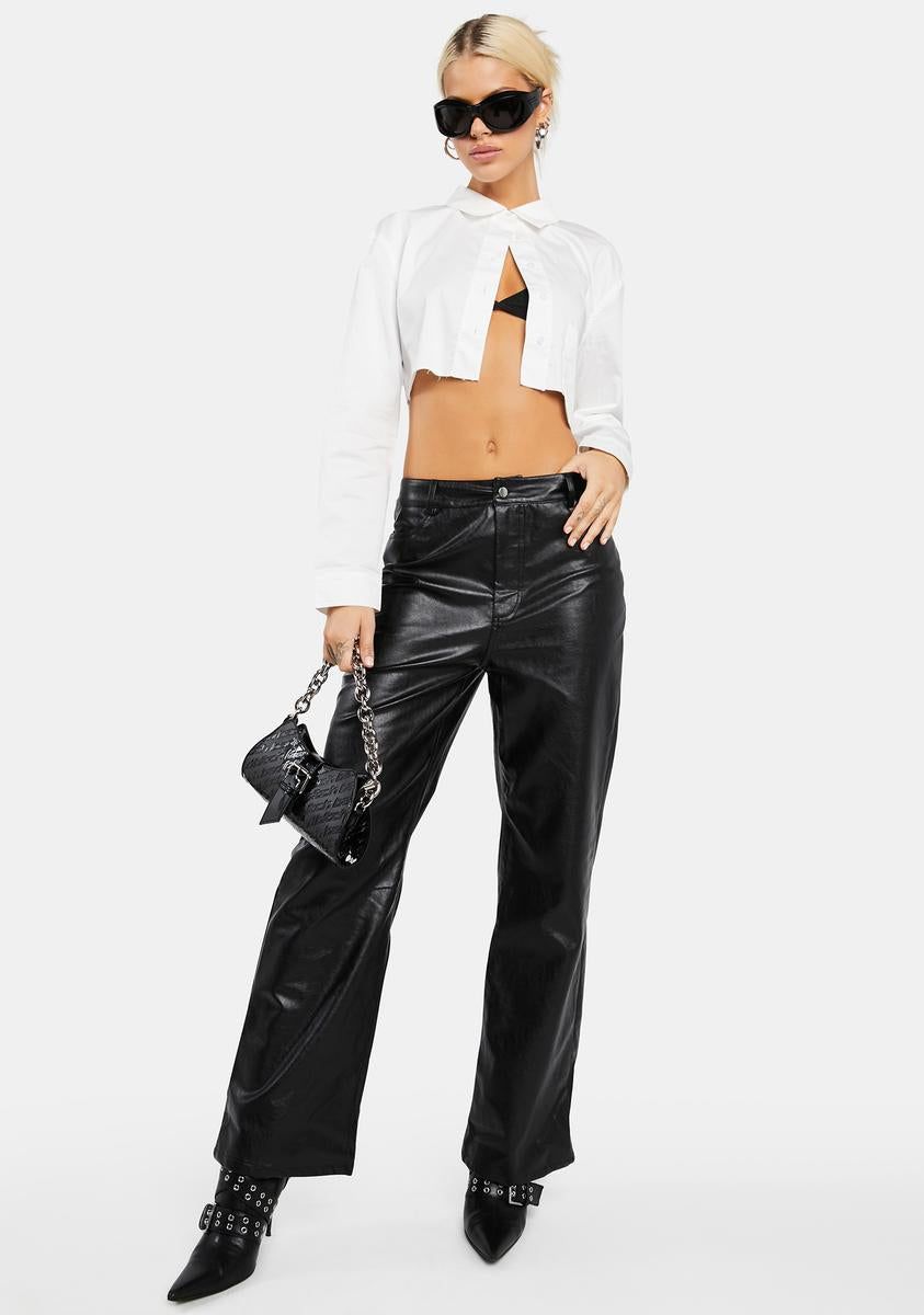 Black Back Cut Out Pants sold by Dolls Kill product image thumbnail 3