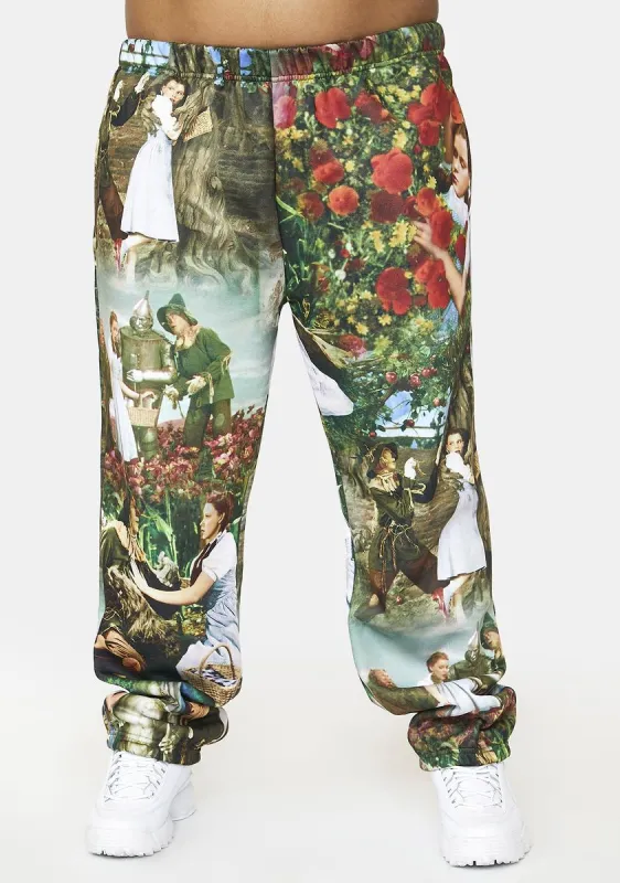 Plus Over The Rainbow Graphic Sweatpants sold by Dolls Kill