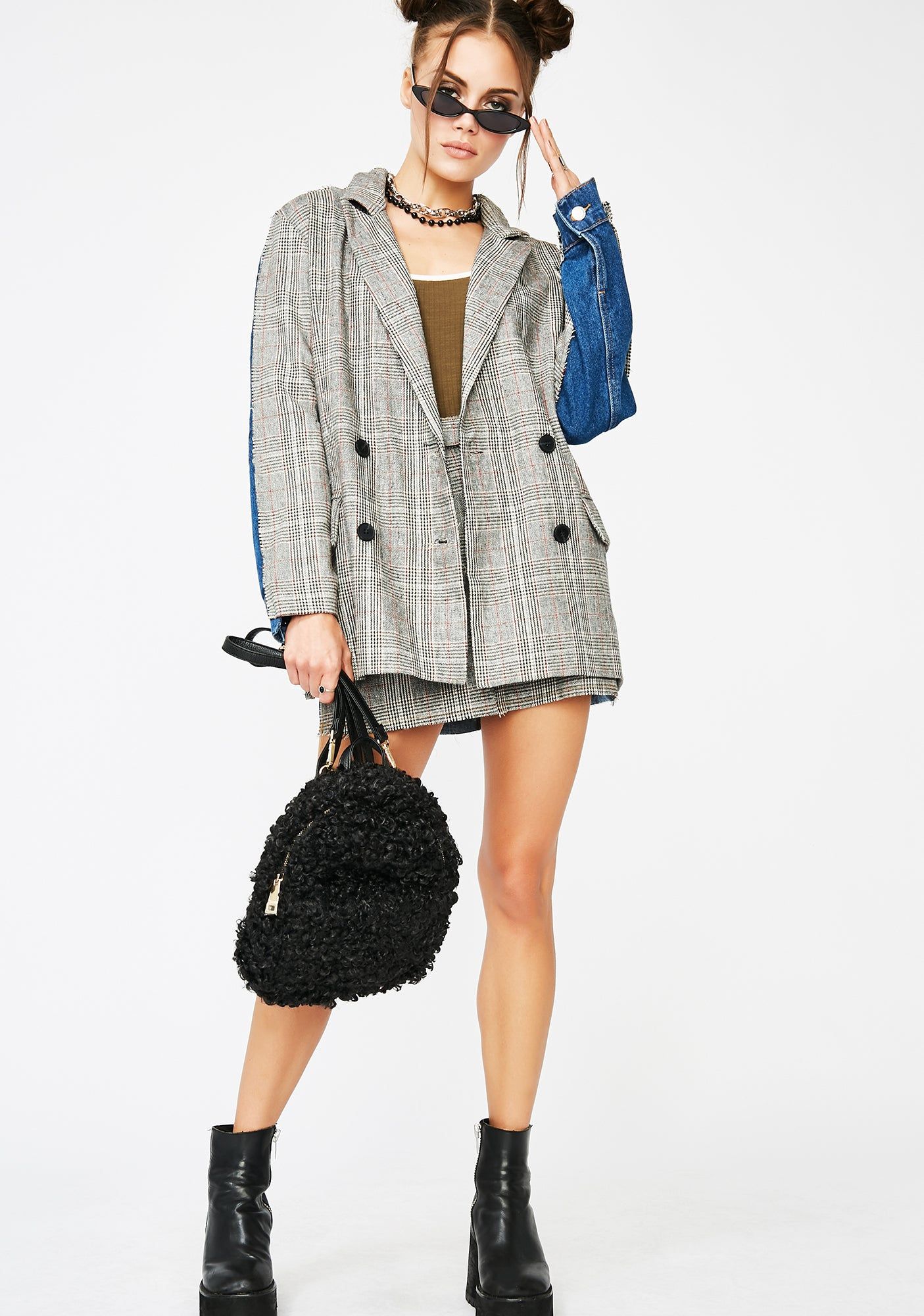 Study Hall Two Tone Jacket sold by Dolls Kill product image thumbnail 2