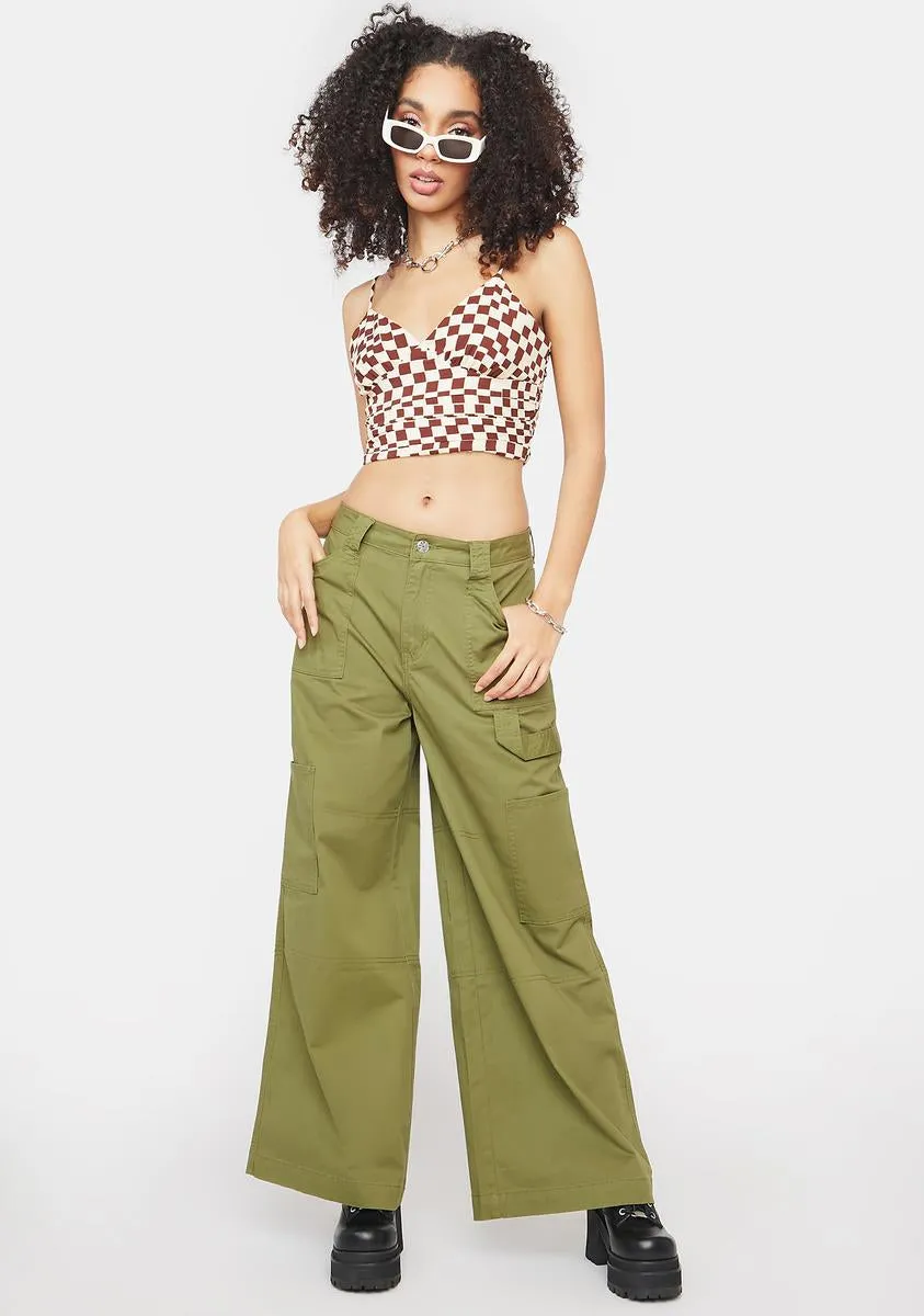 Check Mark Cropped Tank sold by Dolls Kill product image thumbnail 3