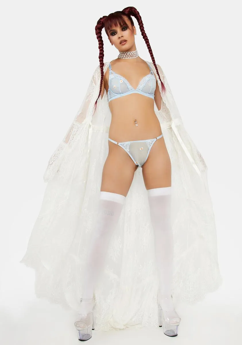 Daisy Embroidered Tanga Brief sold by Dolls Kill product image thumbnail 3