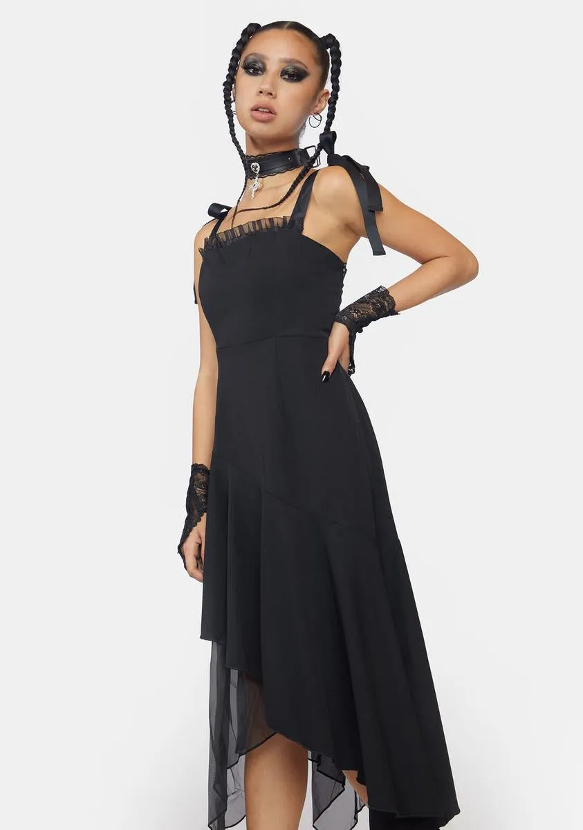 Elegant Asymmetrical Midi Dress sold by Dolls Kill product image thumbnail 2