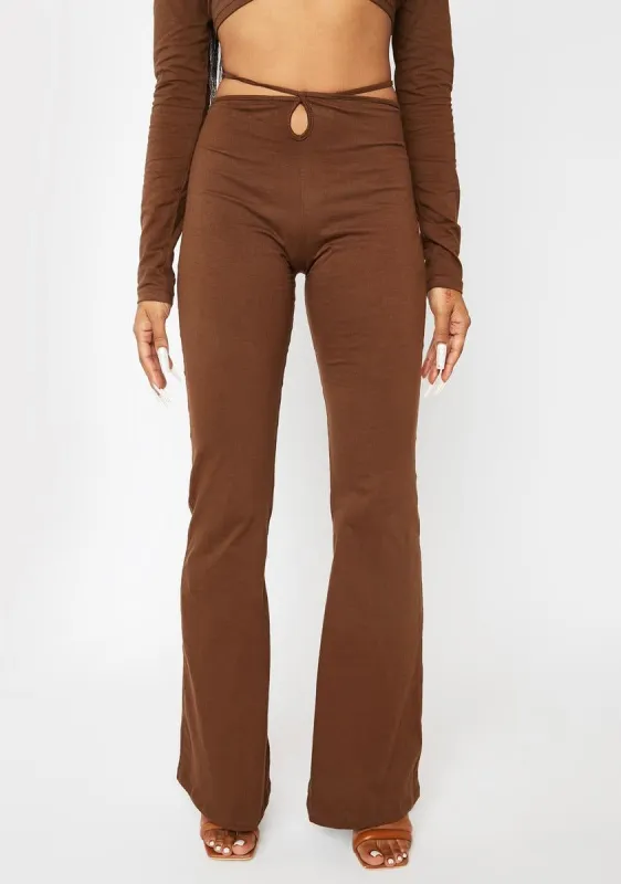 Cocoa Sekar Flare Trousers sold by Dolls Kill