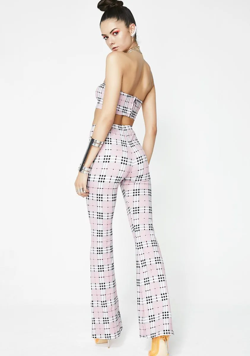 Pink Check Jeevan Twinset sold by Dolls Kill product image thumbnail 4