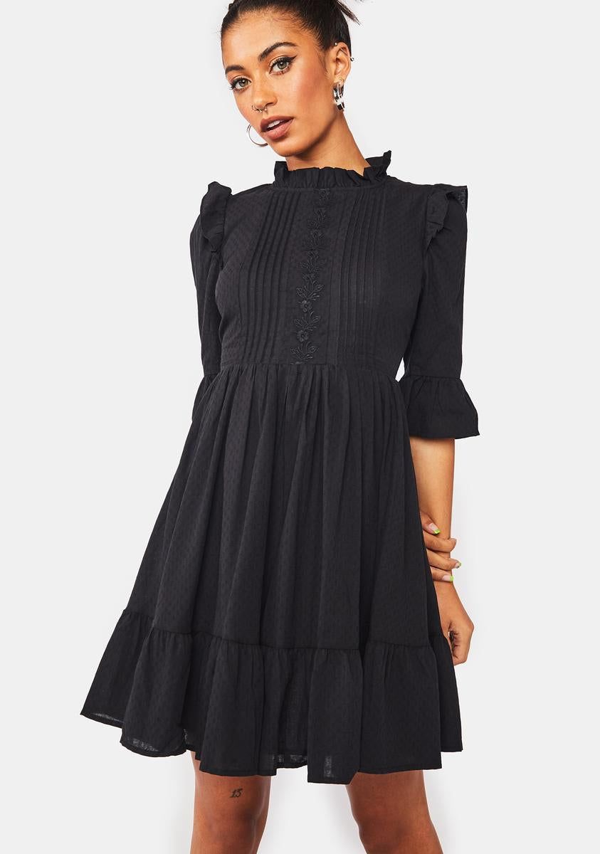 Prairie Frill Cotton Dress sold by Dolls Kill