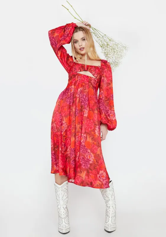 Nikki Midi Dress sold by Dolls Kill