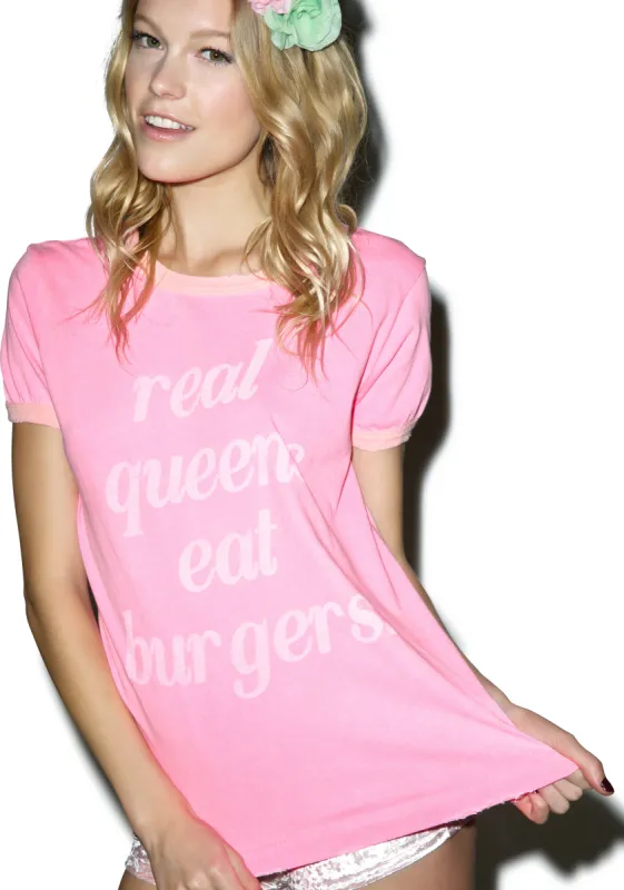 Real Queens Vintage Ringer Tee sold by Dolls Kill