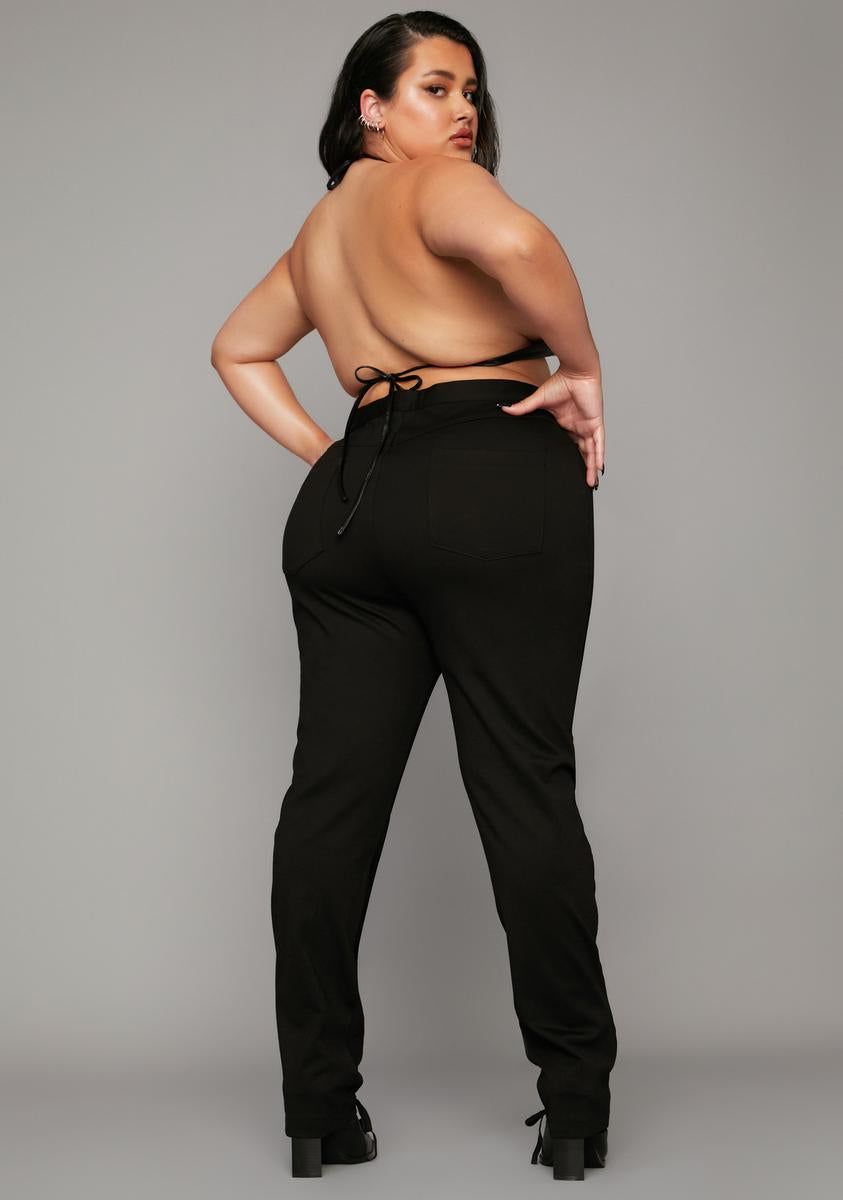 Babe Look At Me Now Ruched Pants sold by Dolls Kill product image thumbnail 4