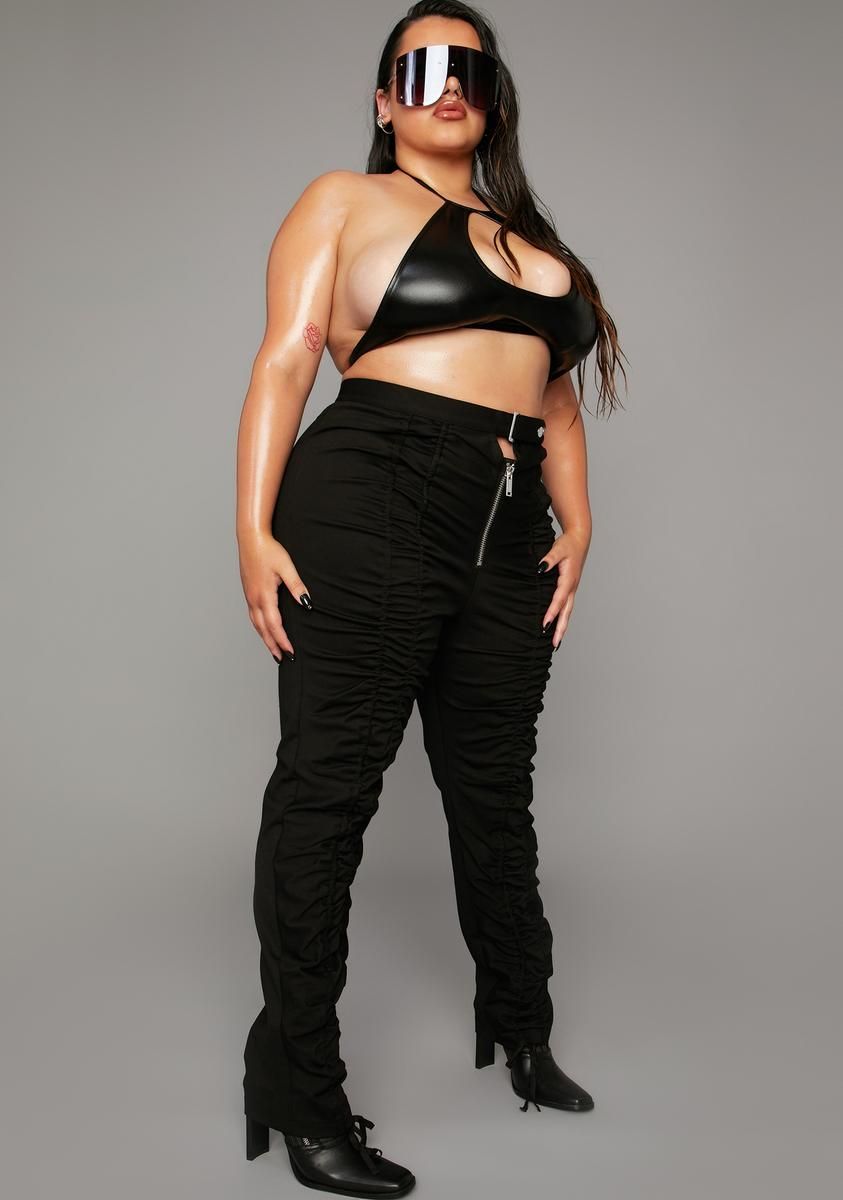 Babe Look At Me Now Ruched Pants sold by Dolls Kill product image thumbnail 2