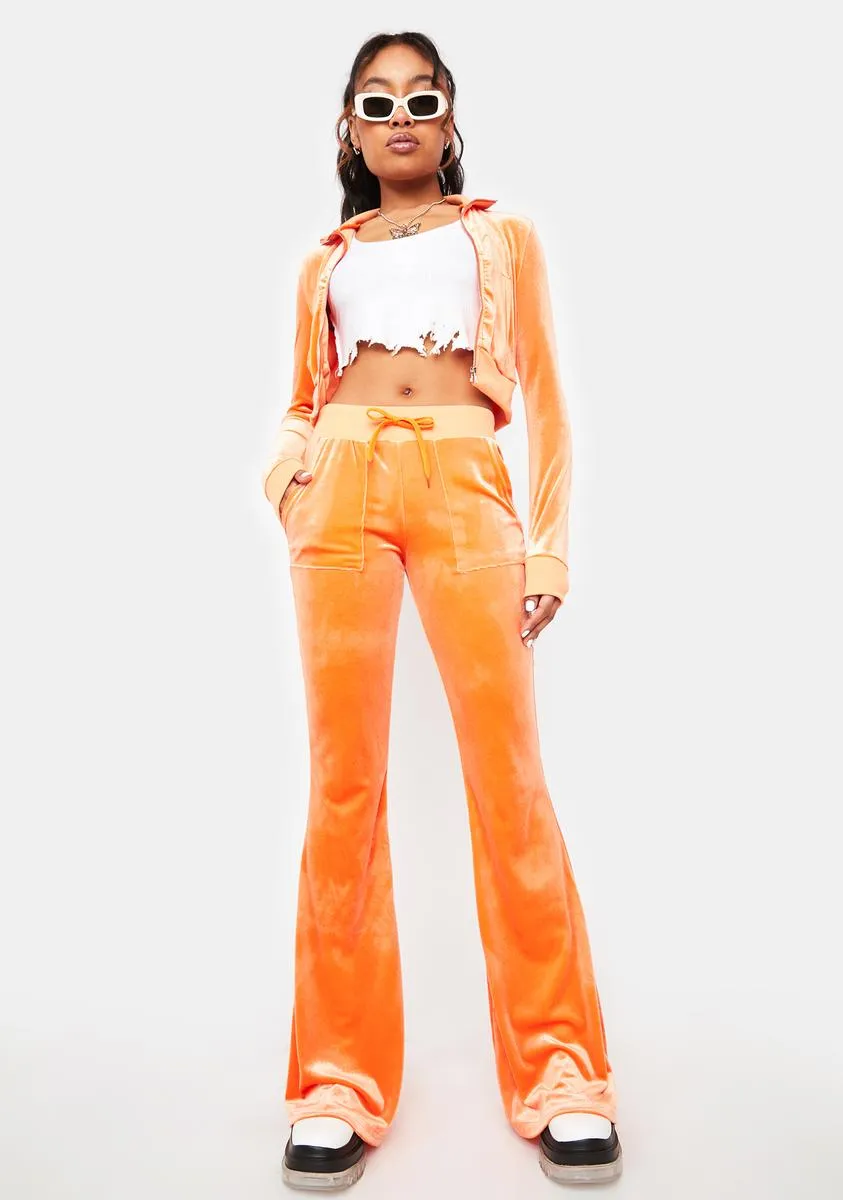Citrus Petty Police Velour Pants Set sold by Dolls Kill product image thumbnail 3