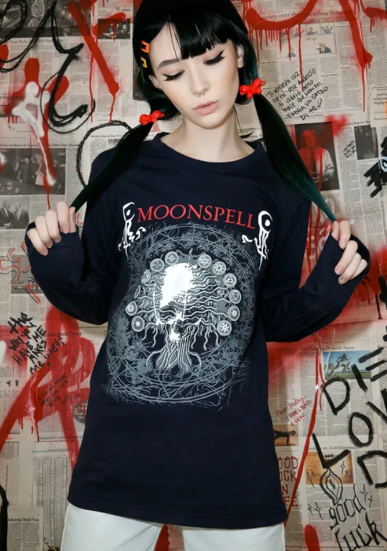 Vintage Moonspell Long Sleeve Tour Tee sold by Dolls Kill