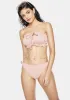 Rose Water Ruched Bikini Set sold by Dolls Kill
