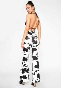 Everything's A1 Cow Print Pants sold by Dolls Kill