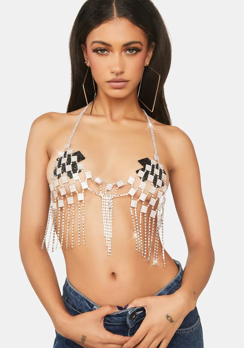 Got The Charm Bra Top sold by Dolls Kill