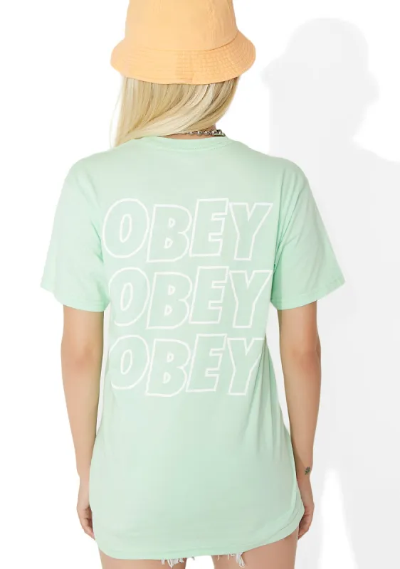 Jumble Lo Fi Tee made by Obey