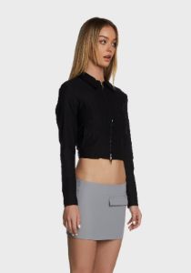 Carson Cropped Jacket sold by Dolls Kill