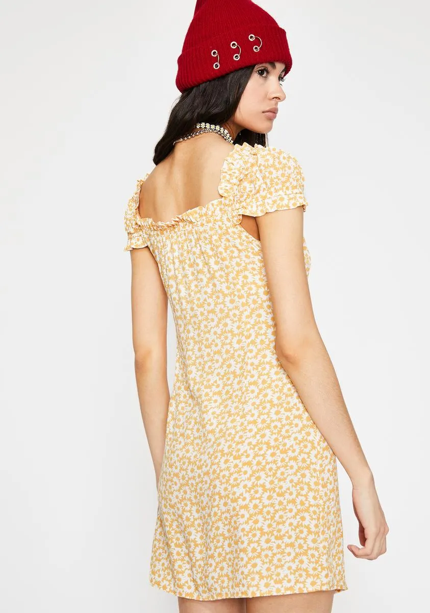 Sunny Rarest Daisy Floral Dress sold by Dolls Kill product image thumbnail 4