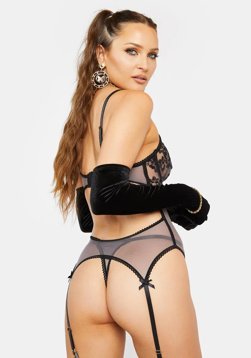 Yes I'm Spoiled Mesh Lingerie Set sold by Dolls Kill product image thumbnail 4