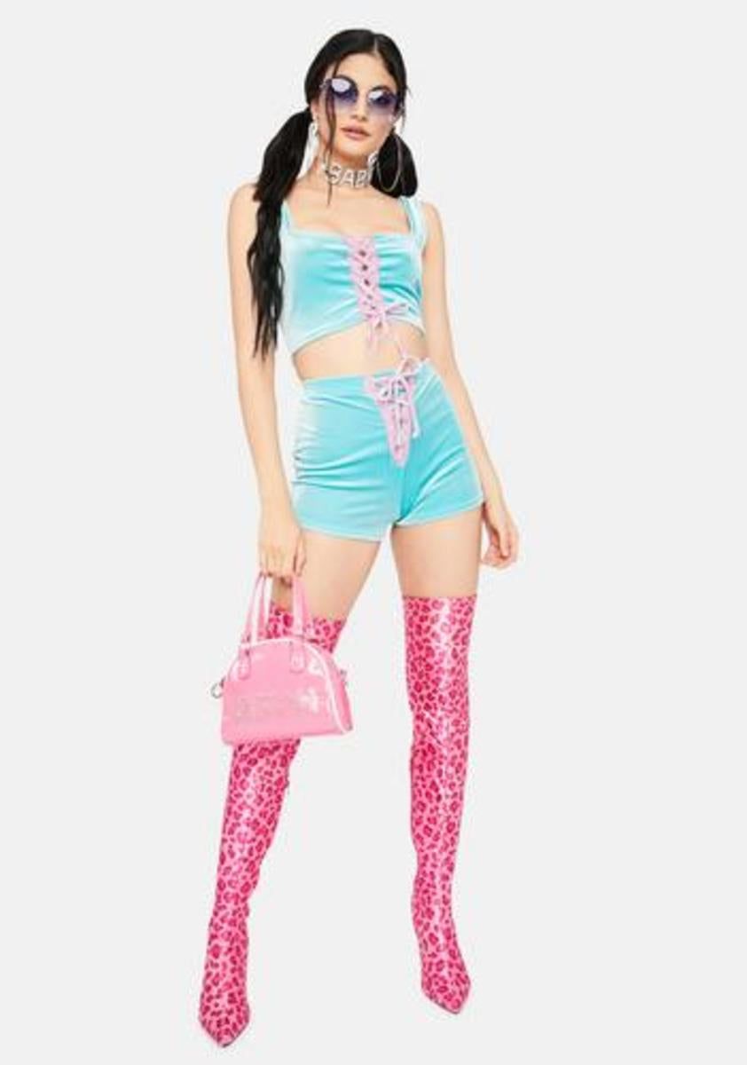 Come Here Often Lace Up Top sold by Dolls Kill product image thumbnail 3