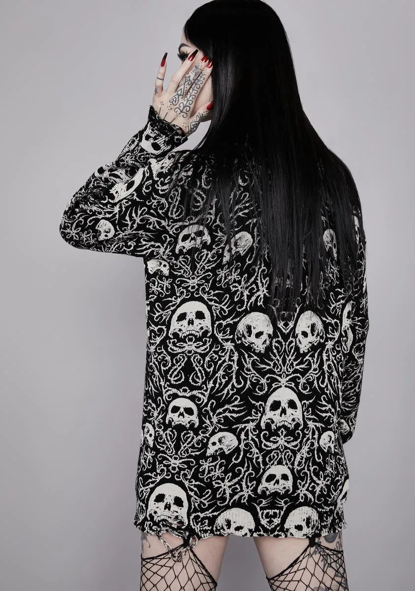 Trading Nightmares Oversized Sweater sold by Dolls Kill product image thumbnail 4