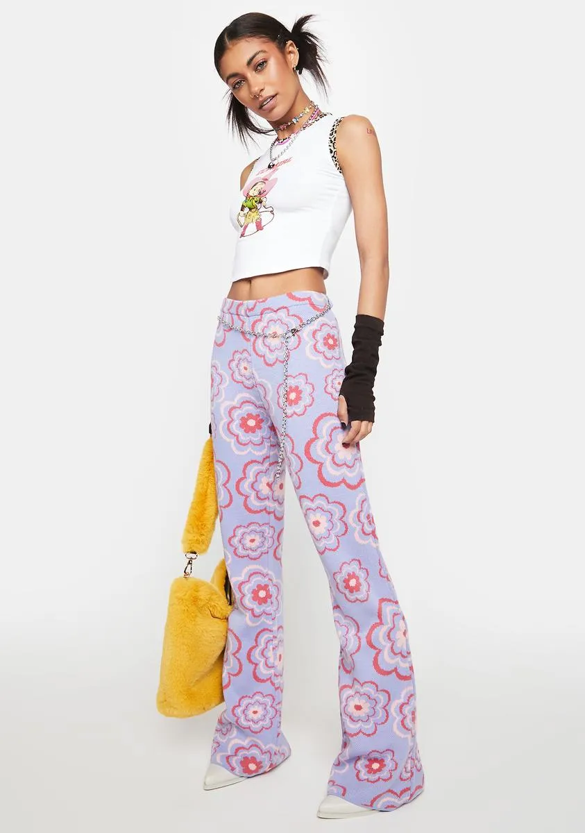 Power Floral Flare Pants sold by Dolls Kill product image thumbnail 3