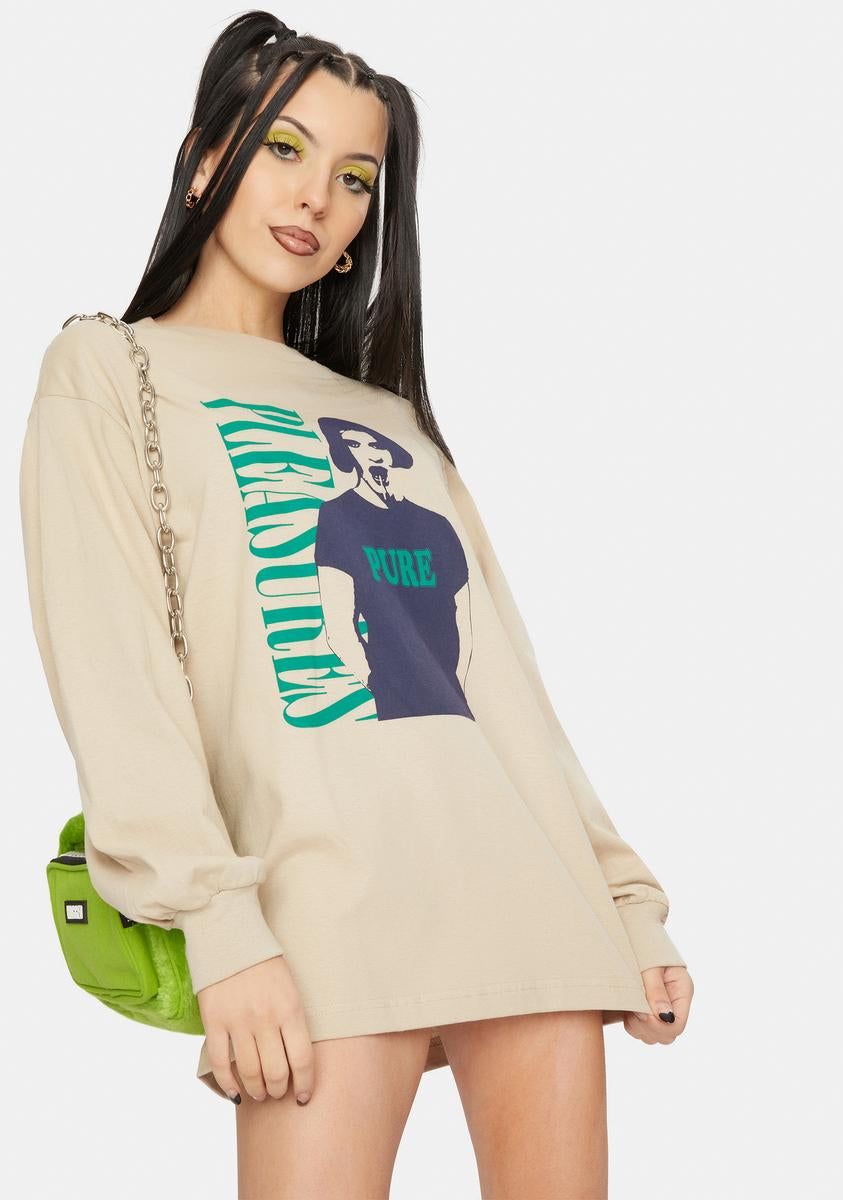 Pure Long Sleeve Graphic Tee sold by Dolls Kill product image thumbnail 2