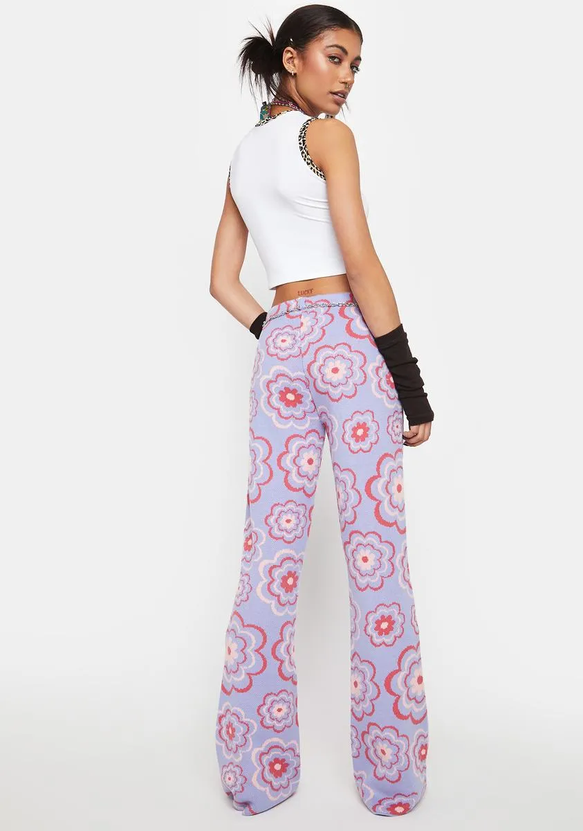 Power Floral Flare Pants sold by Dolls Kill product image thumbnail 4