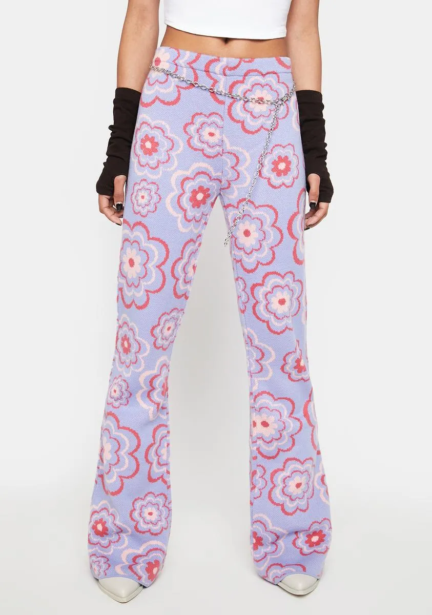 Power Floral Flare Pants sold by Dolls Kill