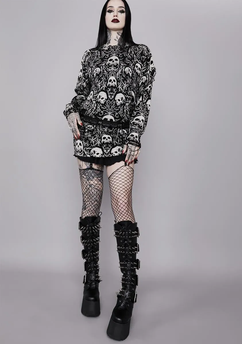 Trading Nightmares Oversized Sweater sold by Dolls Kill product image thumbnail 3