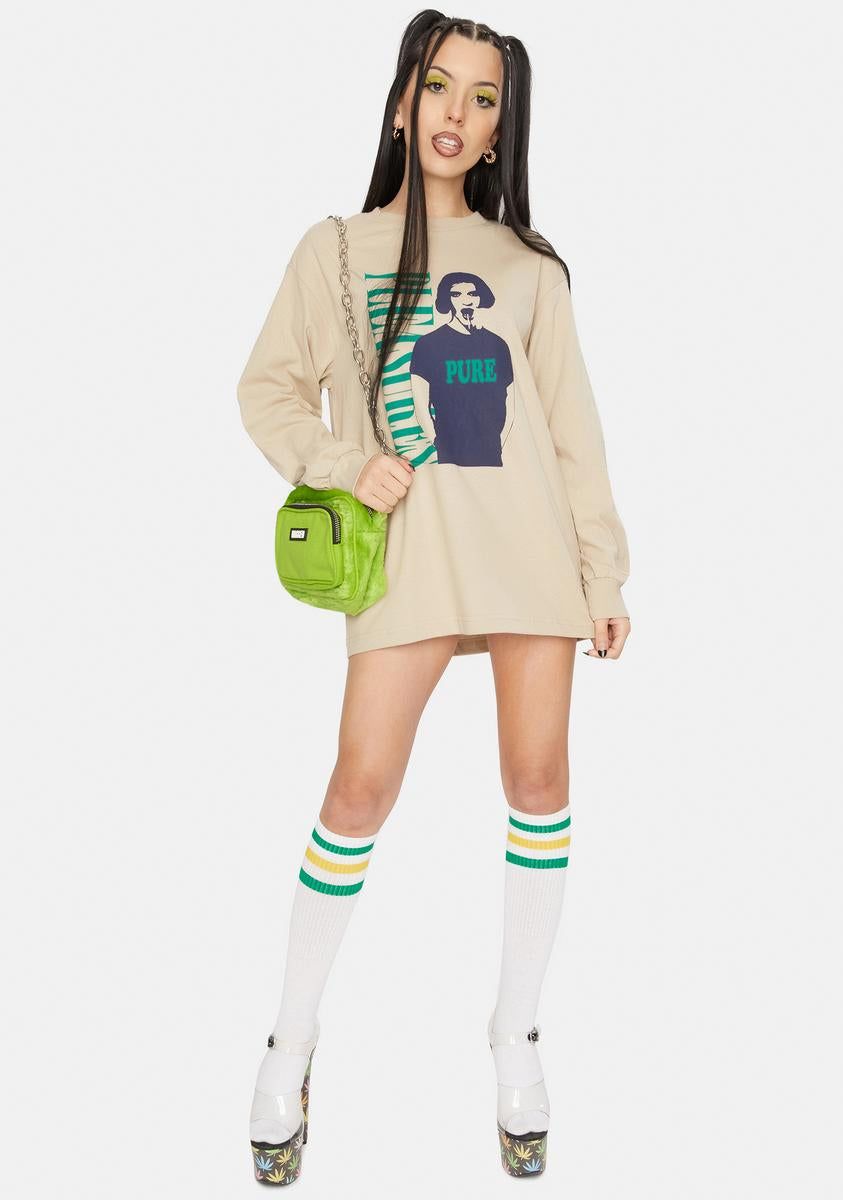 Pure Long Sleeve Graphic Tee sold by Dolls Kill product image thumbnail 3