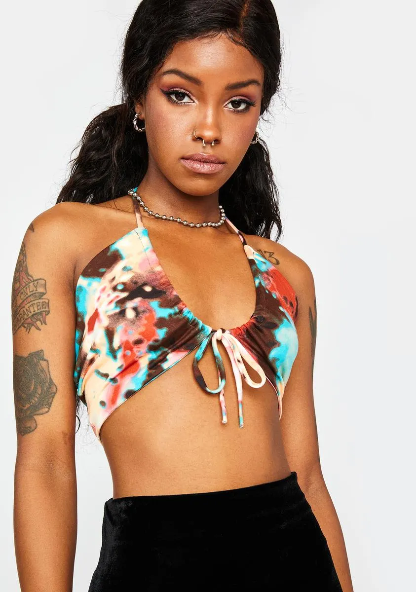 Rustic Multi Halter Crop Top sold by Dolls Kill product image thumbnail 2